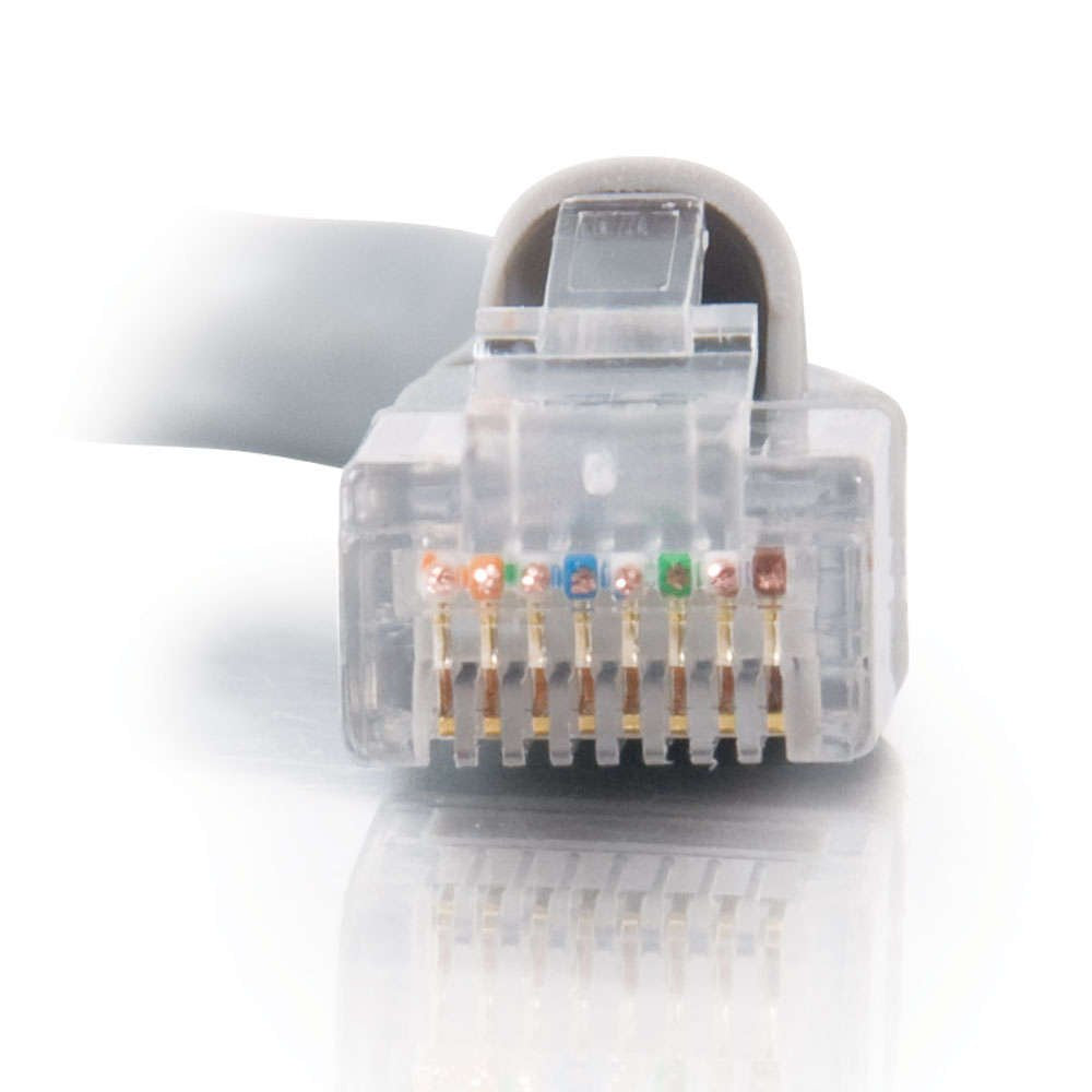 Cbl/0.5M Mlded/Btd Grey CAT5E PVC UTP P