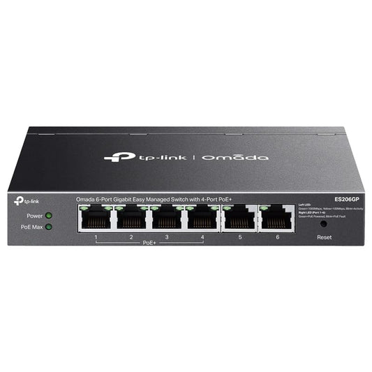 TP-LINK Omada 6-Port Gigabit Easy Managed Switch with 4-Port PoE+