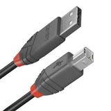 LINDY Câble USB 2.0 type A vers B Anthra Line 7.5m