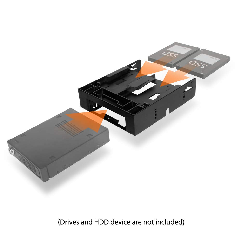ICY DOCK MB343SP kit 2 SSD/1 HDD dans baie 5,25"