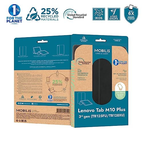 MOBILIS Coque RE.LIFE pour Lenovo Tab M10 Plus 3e gén 10.61"(TB125FU / TB128XU)