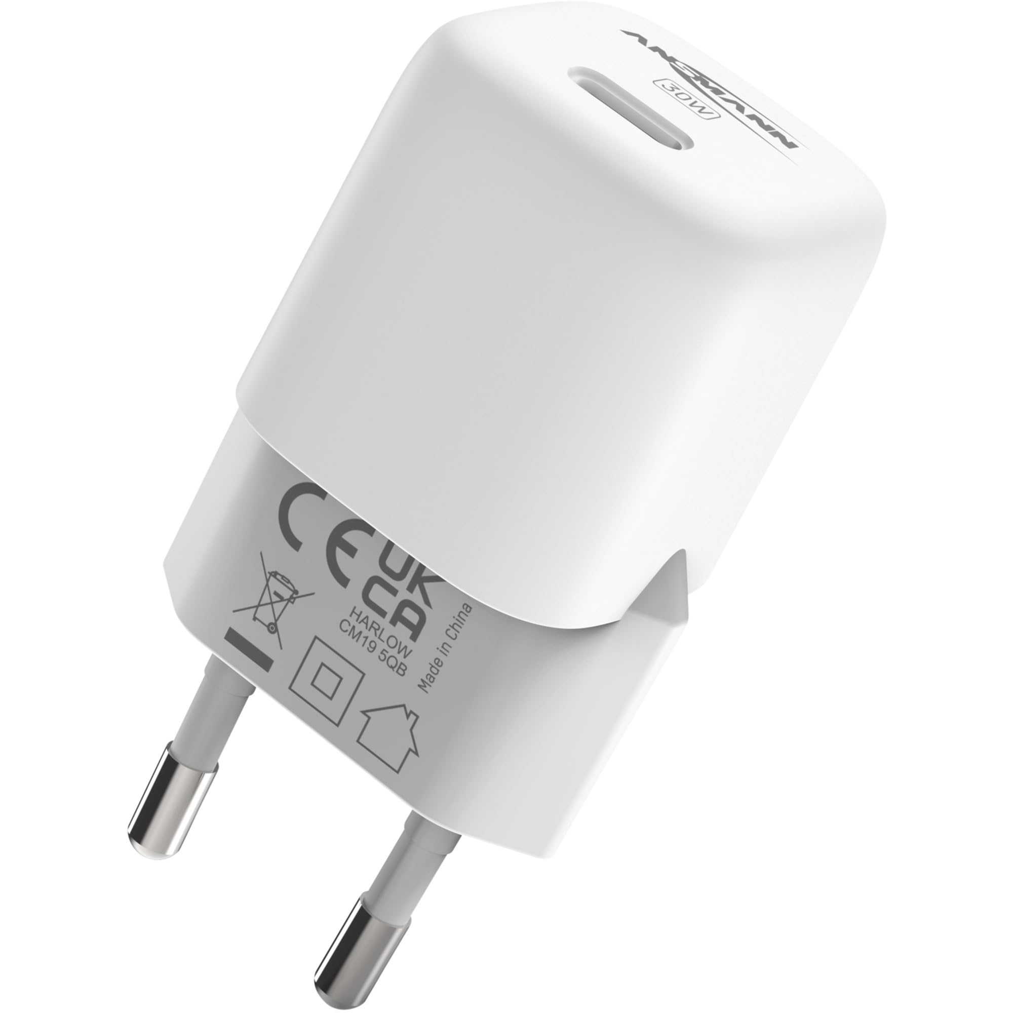 CHARGEUR SECTEUR 1 PORT USB Type-C 30 W