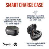 POLY Voyager Free 60+ UC écouteur+boite tactile Noir USB-A