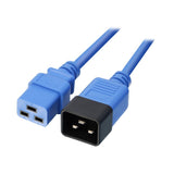 LINDY 1m IEC C19 to C20 Extension Cable Blue