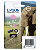 EPSON 1LB 24XL ink cartridge light magenta high capacity 9.8ml 740 pages 1-pack RF-AM blister w/s