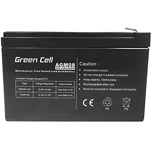 Batterie pour Système d'Alimentation Sans Interruption Green Cell AGM08 1400 mAh 12 V