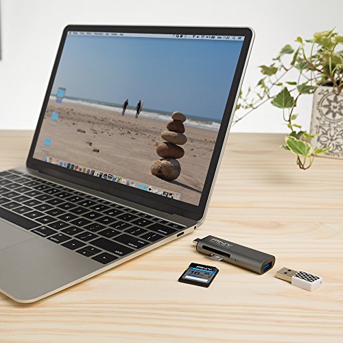 PNY Lecteur de carte mémoire USB-C