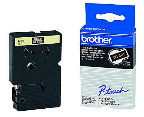 Ruban laminé adhésif BROTHER Noir/Blanc 18mm - TZE-S241