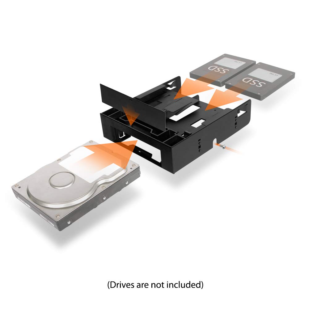 ICY DOCK MB343SP kit 2 SSD/1 HDD dans baie 5,25"