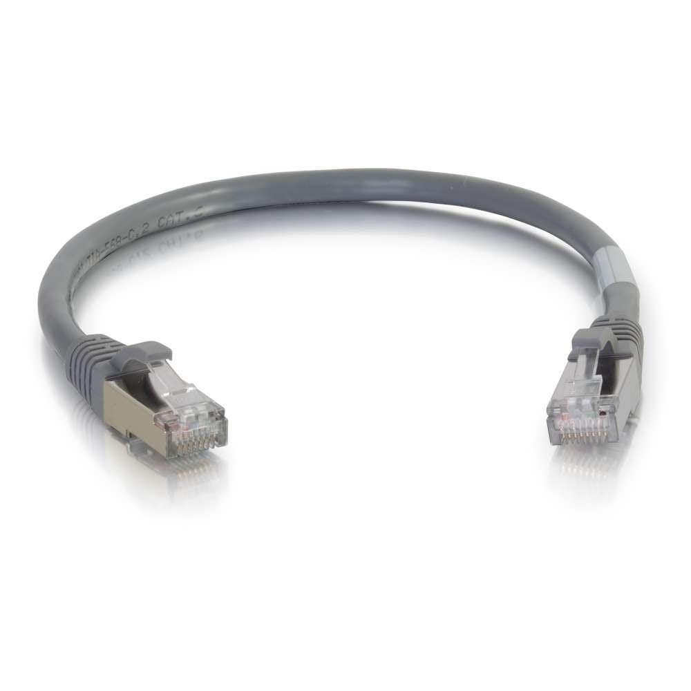 Cbl/15m CAT6A Shielded Patch Cable Grey
