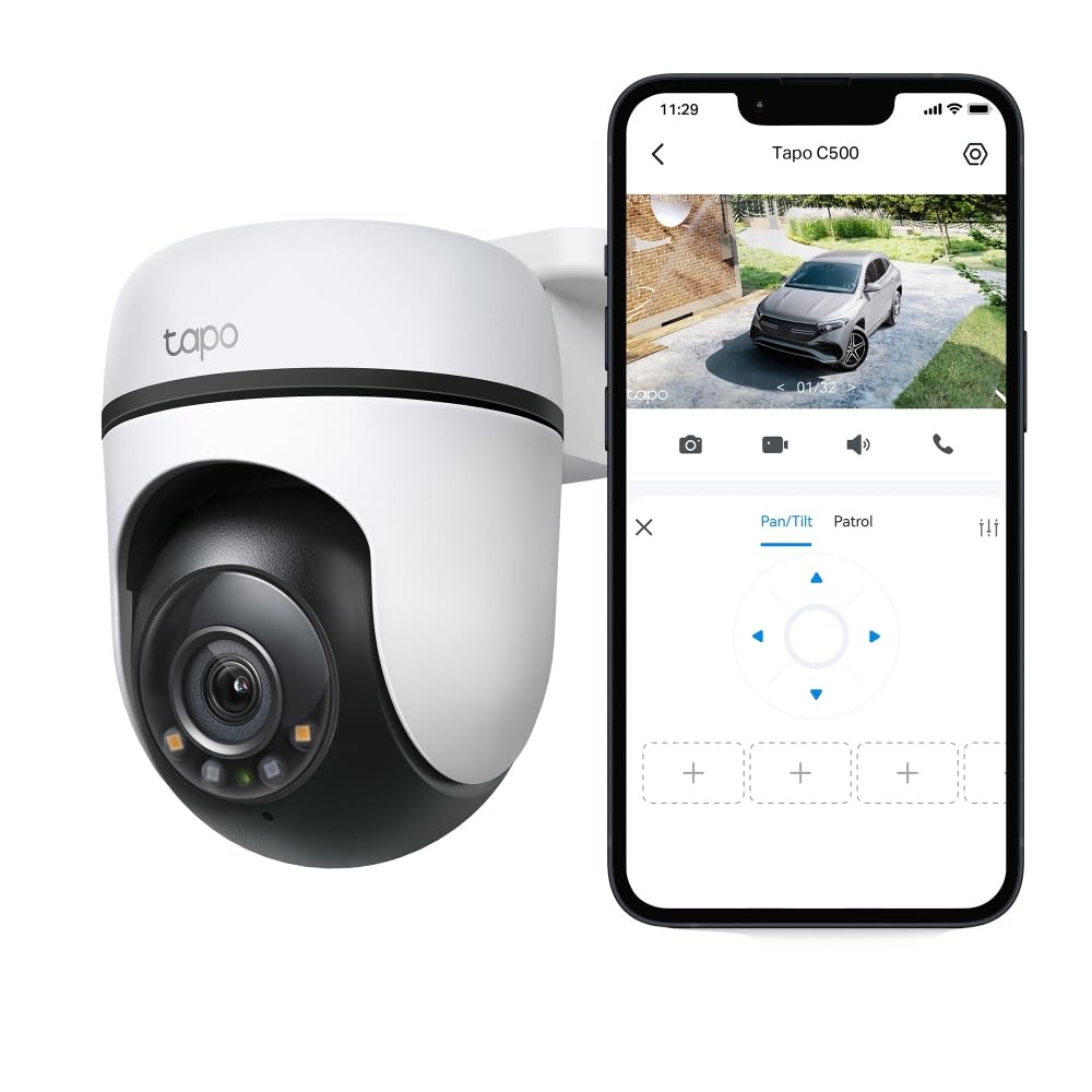 TP-LINK Outdoor Pan/Tilt Security WiFi Camera