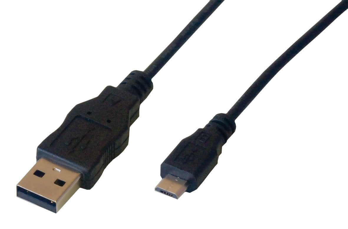 MCL Cable USB 2.0 type A male / micro USB B male - 2m  (P)