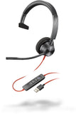 POLY Blackwire BW3310-M casque USB-C/A - 1 écouteur