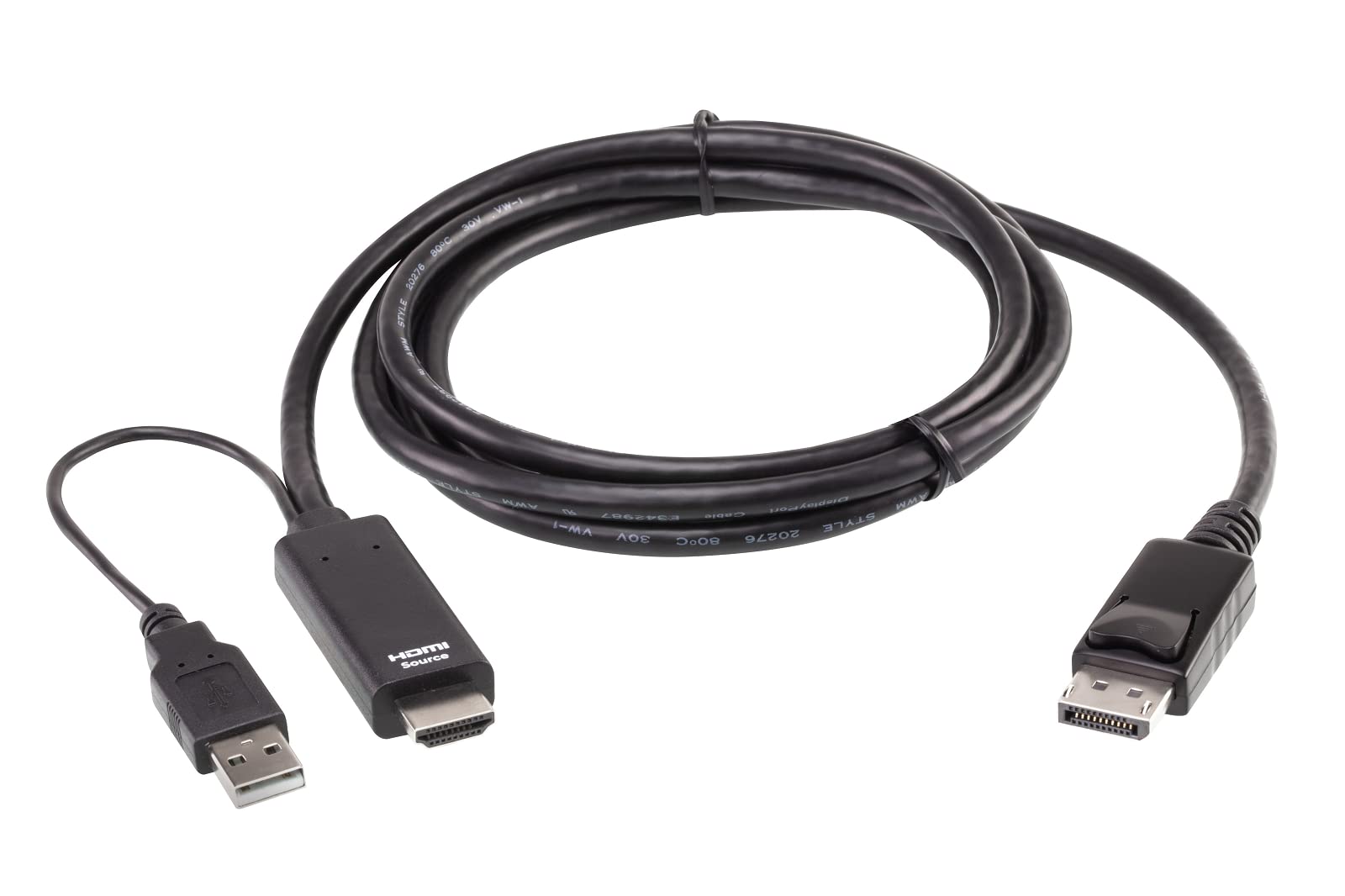 ATEN 2L-7D02HDP Cordon True 4K HDMI vers DisplayPort 1,80m