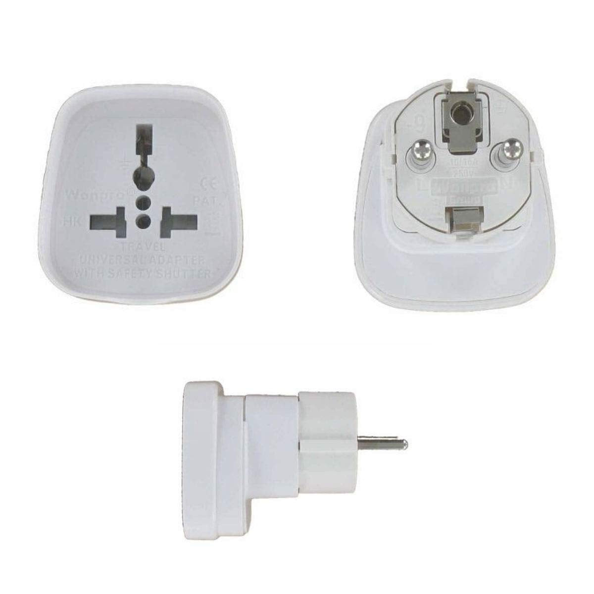 US/UK/AU/IT/SW TRAVEL PLUG TO EUROPE