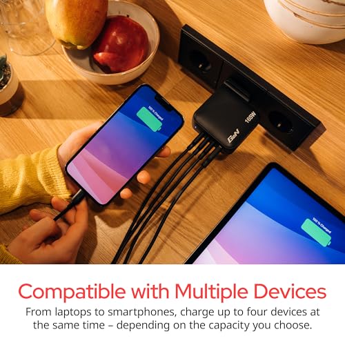 VERBATIM MINI GAN CHARGER 165W 4 PORT US/EU/UK ADP WCF (P)