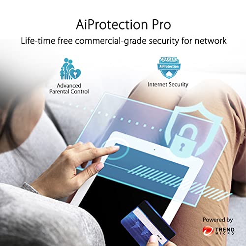 ASUS ZenWiFi AX Hybrid XP4 Mesh AX1800 Dual Band WiFi 6 with AV1300 HomePlug AV2 MIMO White 2-pack