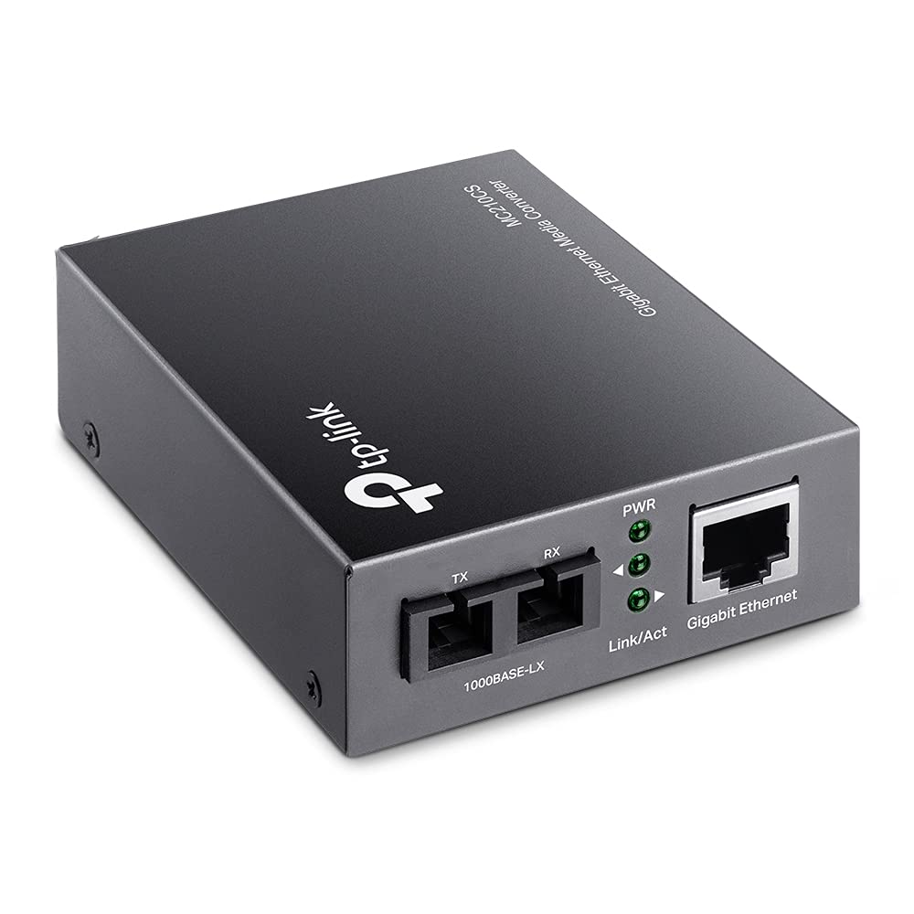 RJ45 to single-mode SC fiber Converter