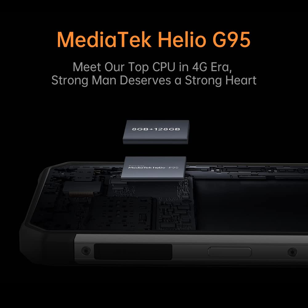 Oukitel WP17 (Double Sim - 6.78" - 128 Go, 8 Go RAM) - Noir