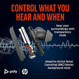 POLY Voyager Free 60+ UC écouteur+boite tactile Noir USB-A