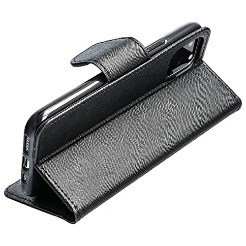 Étui à Rabat Similicuir pour Samsung Galaxy A14 4G/5G - Noir (En vrac)