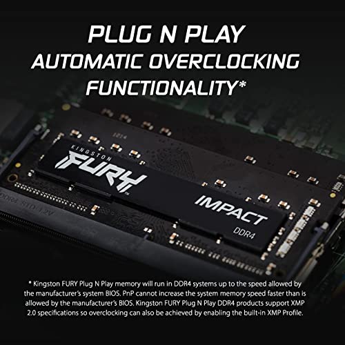 KINGSTON 32Go 3200MHz DDR4 CL20 SODIMM Kit of 2 FURY Impact