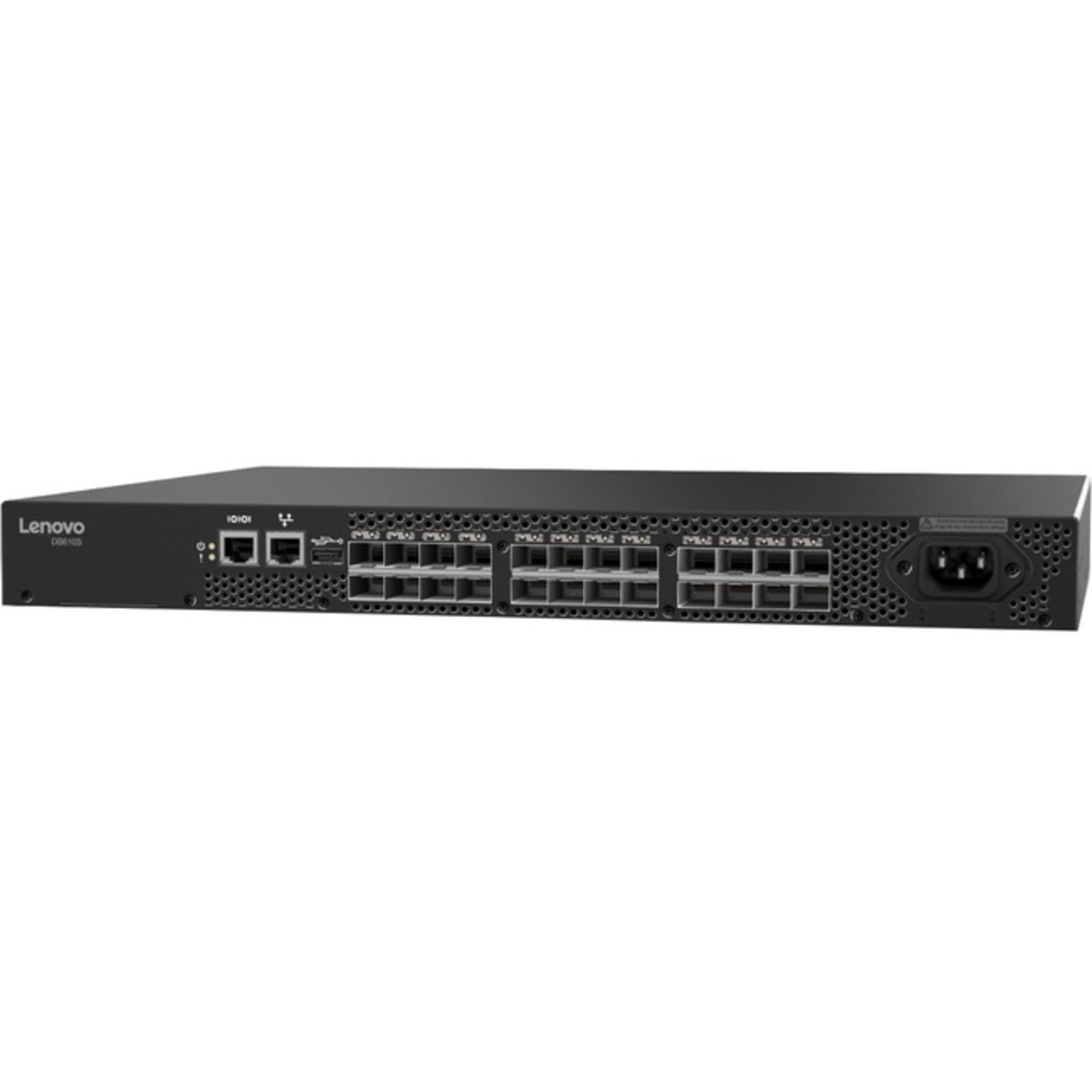 LENOVO ISG ThinkSystem DB610S 8 ports licensed 8x32Go SWL SFPs 1 PS Rail Kit Lifetime Warranty Support