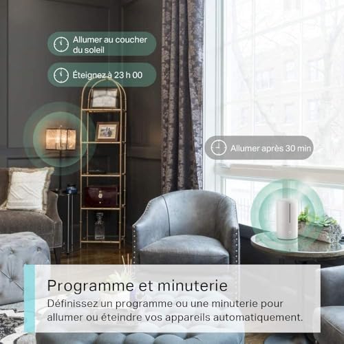 TP-Link TAPO P100M Prise intelligente 2300 W Maison, Bureau Blanc
