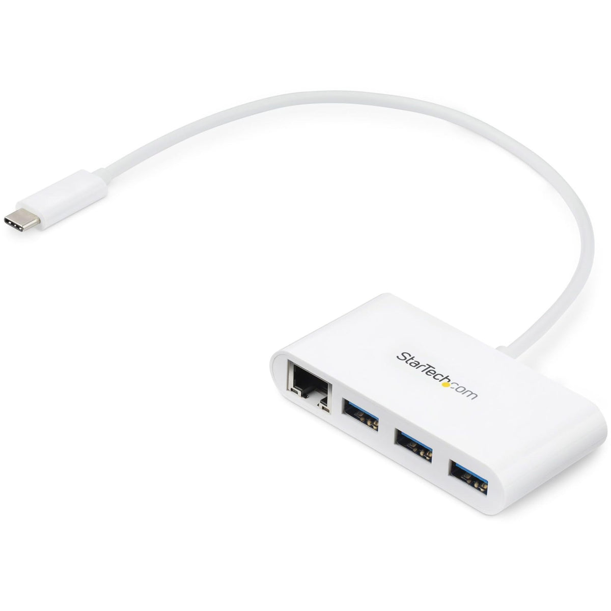 3 Port USB C Hub w/GbE - C to A USB 3.0