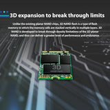 TRANSCEND 128Go M.2 2242 SSD SATA3 B+M Key TLC