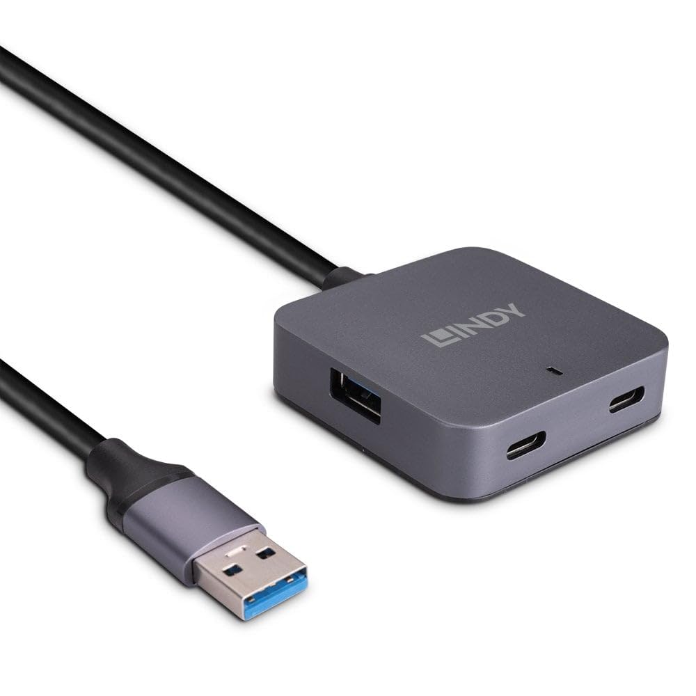 LINDY 5m USB 3.0 Hub 4 Ports