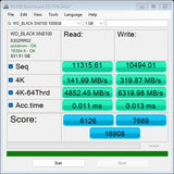 WD Black 1To SN8100 PCIe 5.0x4 NVMe M.2 SSD