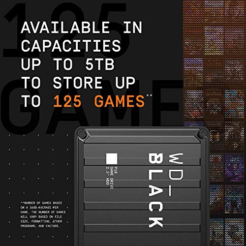 WD Black P10 Game Drive 2To Black