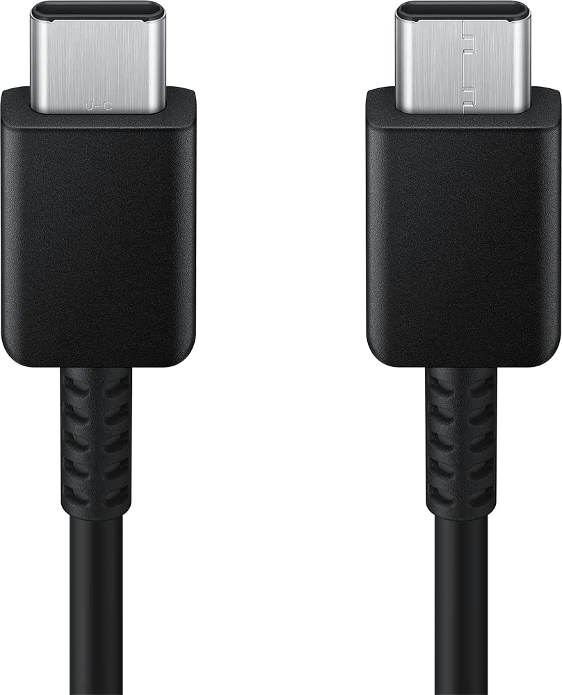SAMSUNG 1.8m Cable USB-C to USB-C Cable 3A Black