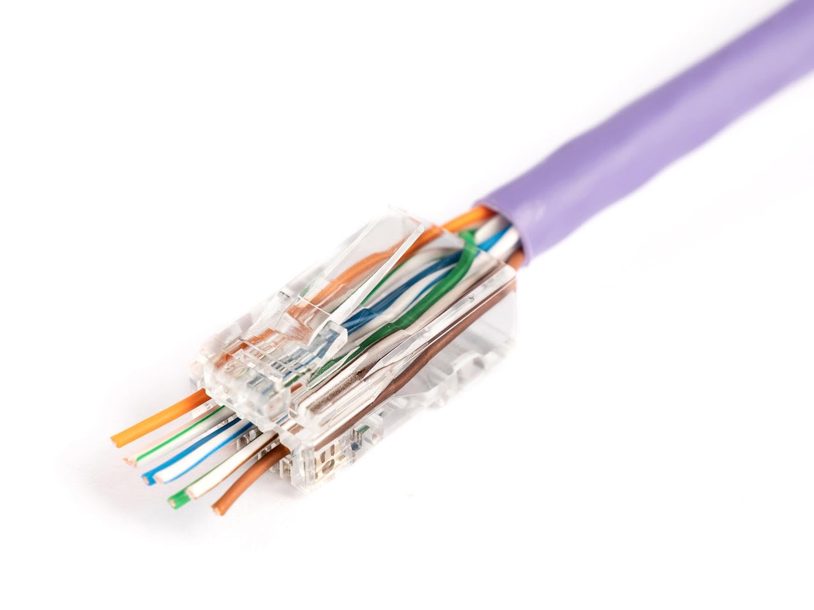 Digitus X-ML-6U-EZ connecteur de fils RJ45 Transparent