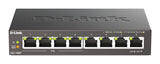 D-LINK Switch gigabit ethernet non admin 8 ports 10/100/1000Mbps dont 4 PoE