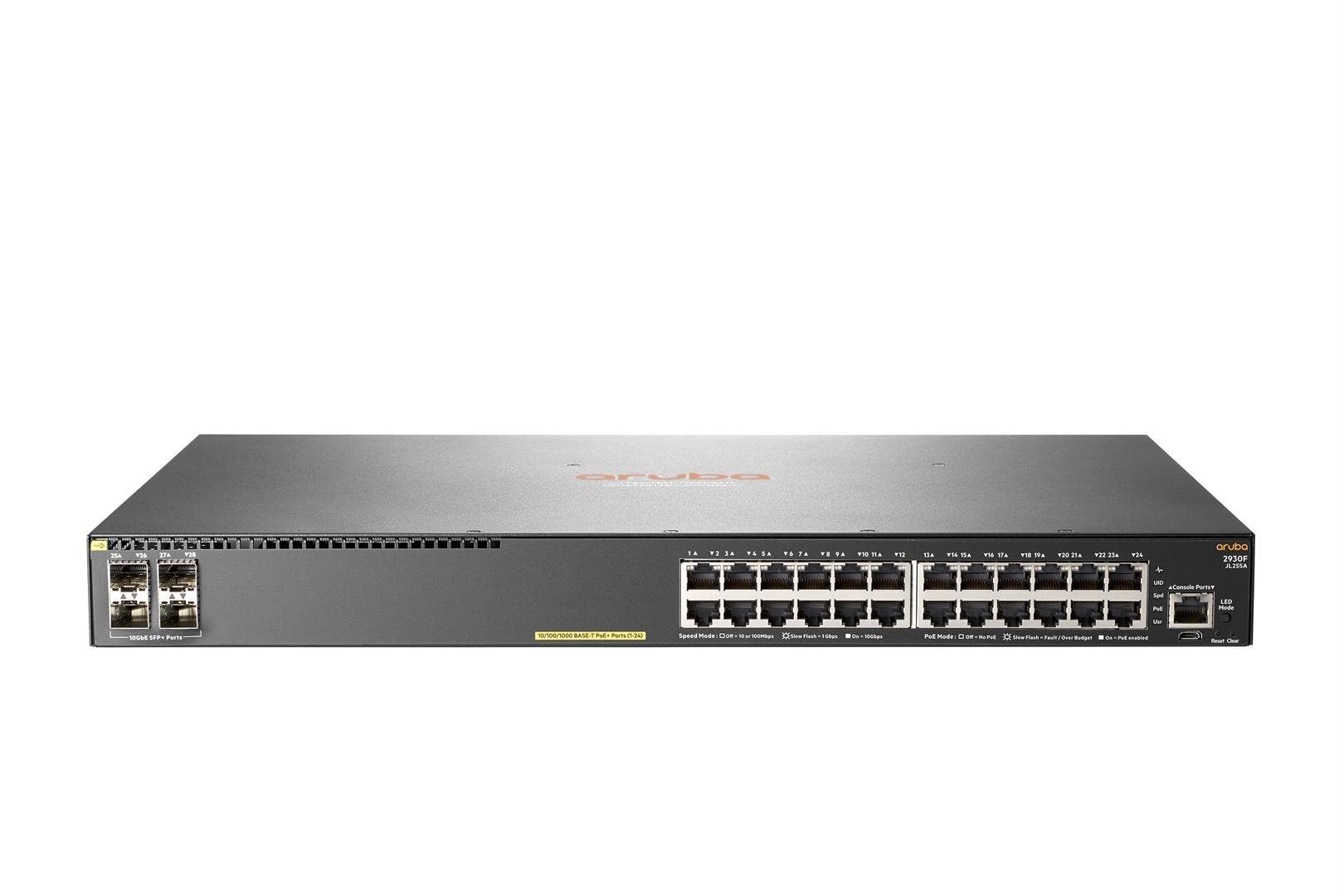 HPE Aruba 2930F 24G PoE+ 4SFP+ Swch