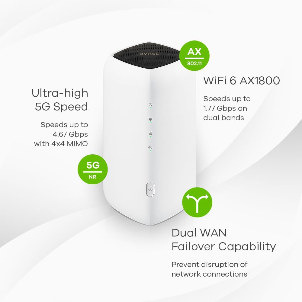 Zyxel FWA505 5G Indoor LTE Modem Router