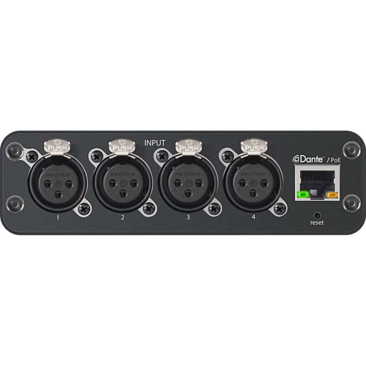 Shure Interf. audio 4 IN mic/lineDante XLR