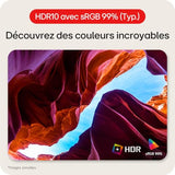 LG UltraWide 34WR55QK-B - Écran incurvé - 34i - 3440 x 1440 WQHD 100 Hz - VA - 300 cd/m2 - HDR10 - 5 ms - 2xHDMI -DP - USB-C