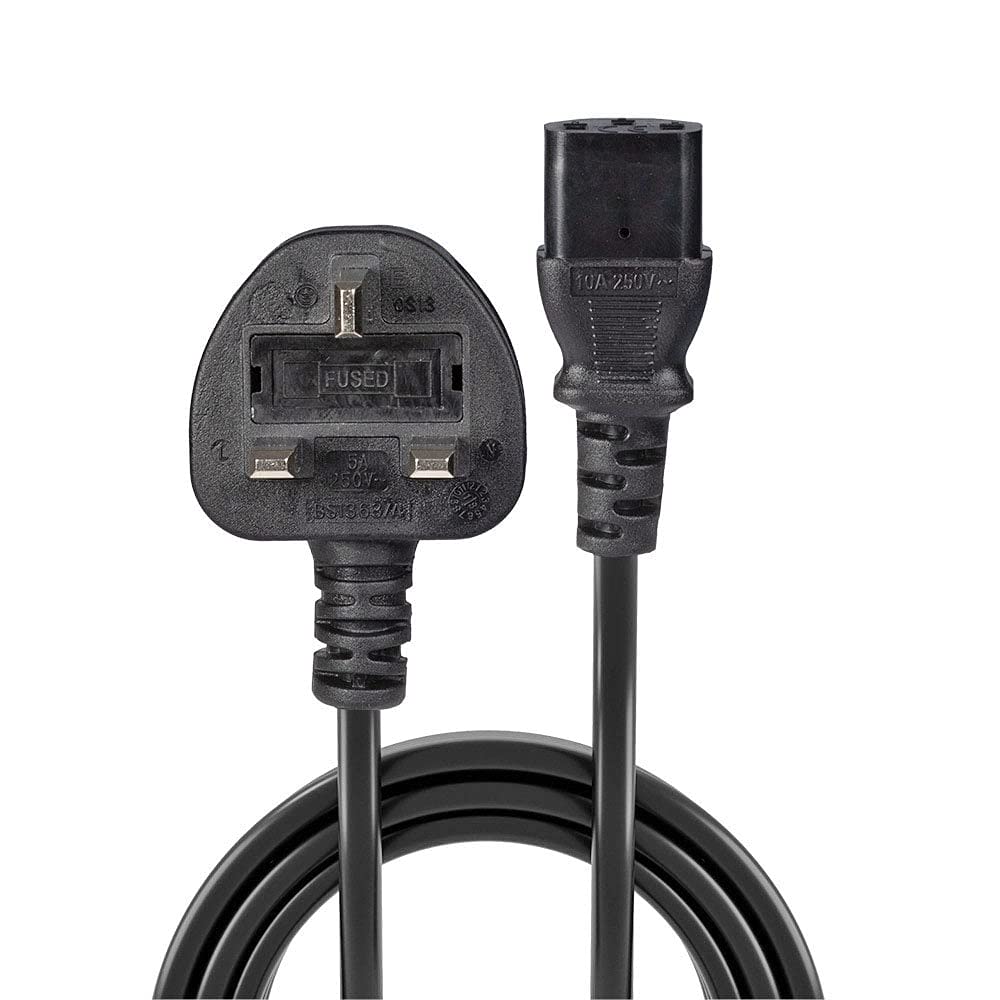 LINDY 2m IEC mains lead UK