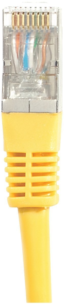 Cordon RJ45 catégorie 6 S/FTP jaune - 10 m