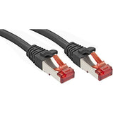 LINDY Cat.6 S/FTP Cable Black 15m Patch Cable