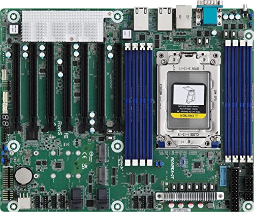 ASRock ROMED8-2T/BCM, 1xSKT SP3, AMD EPYC 7000, SoC, SATA, NVMe, 2xM.2, 2x10GbE Broadcom, IPMI
