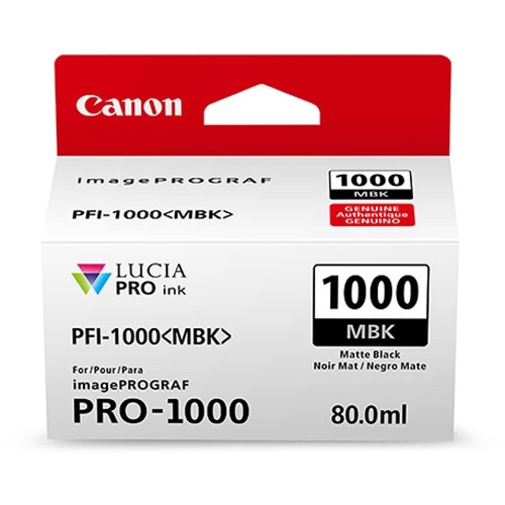 Ink/PFI-1000 Cartridge Matte BK