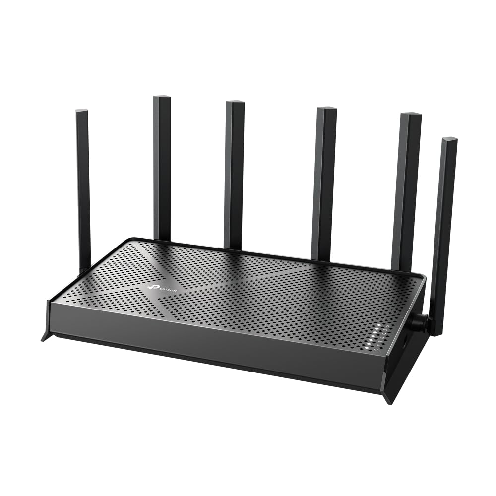 TP-LINK BE6500 Dual-Band Wi-Fi 7 Router 688Mbps at 2.4GHz + 5764Mbps at 5GHz 6xAntennas 2.0 GHz Quad-Core CPU 1x2.5Gbps WAN port