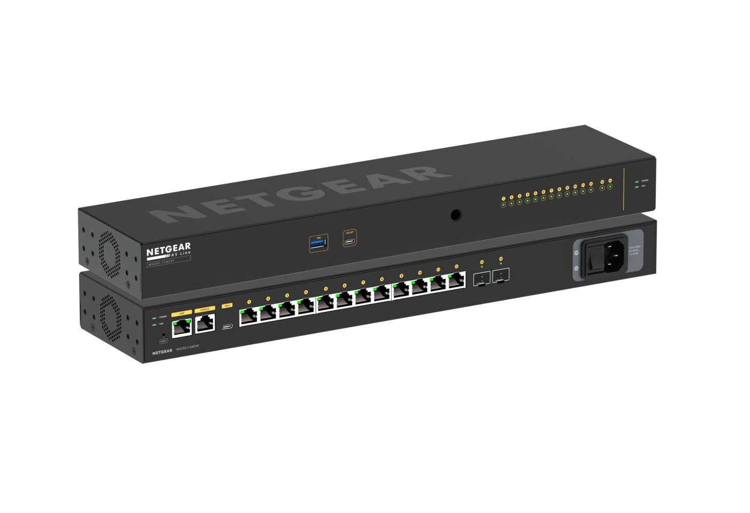 NETGEAR M4250-12M2XF Switch AV 12P Multi-Giga+ & 2 SFP+ 10G