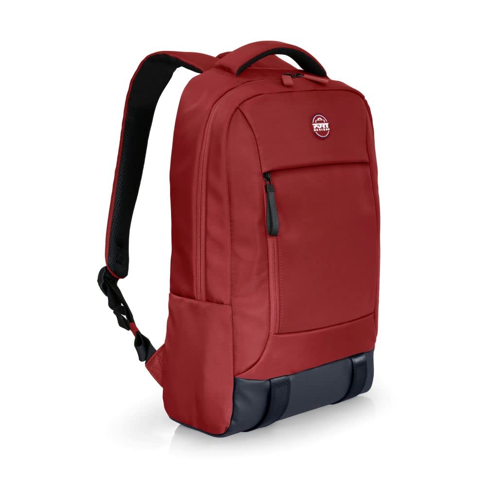 PORT DESIGNS Trendy & Colorful Urban Backpack Dedicated Padded Laptop Compartment up to 14/15.6p Slim Format