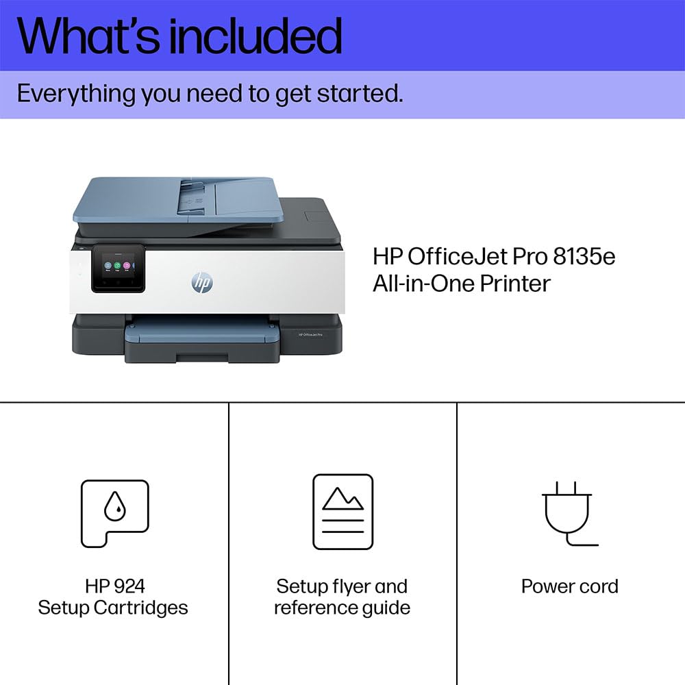 HP OfficeJet Pro 8135e All-in-One 20ppm Printer imprimante jet d encre