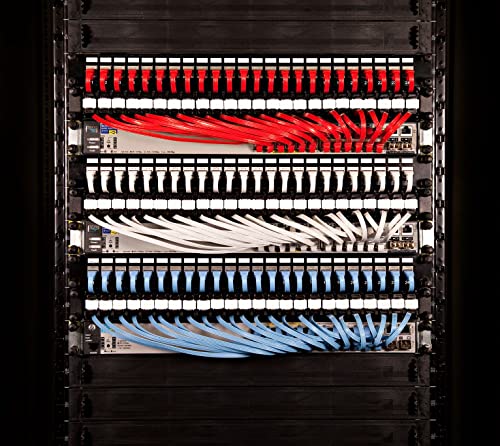 PATCHBOX 365 équipé de 24x Cordons CAT6A U/FTP Gris 0,8 m